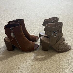 Circus by Sam Edelman Brown and Tan Heeled Boots